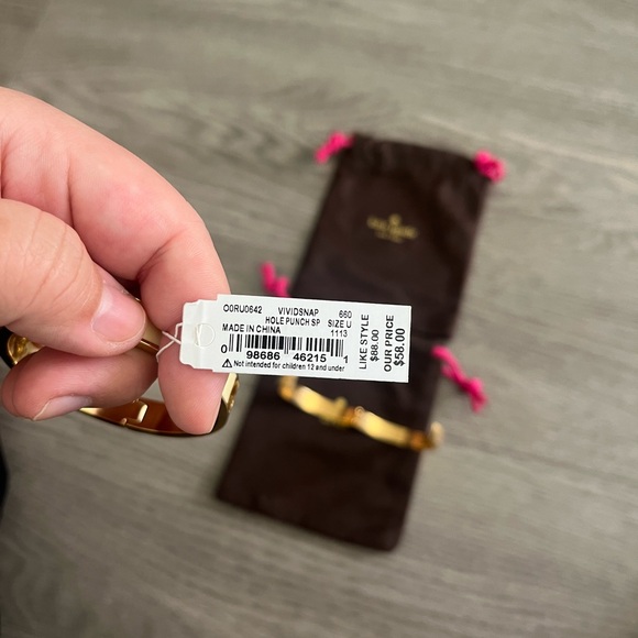 Kate Spade Kick Up Your Heels and Hole Punch Spade Bracelet Bundle lot of 2 - Picture 8 of 8